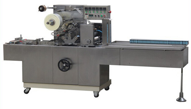 full view of Cellophane overwrapping machine for biscuit per