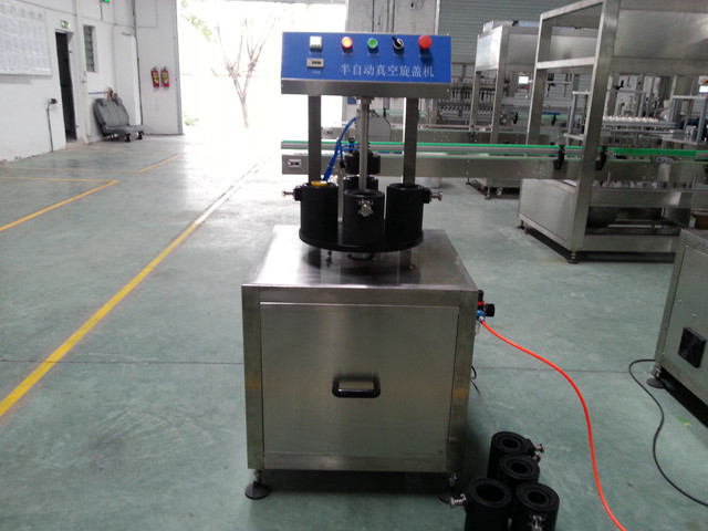YX-30B vacuum capping machine semi automatic for sauce glass