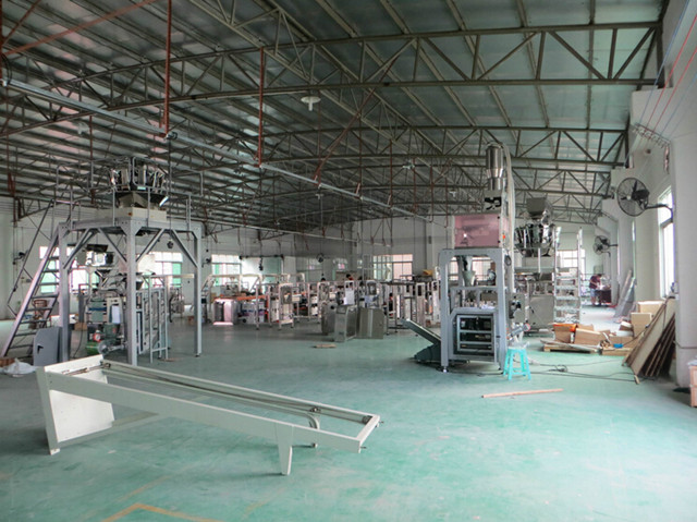 workshop of Packaging machinery automatic  form fill seal eq