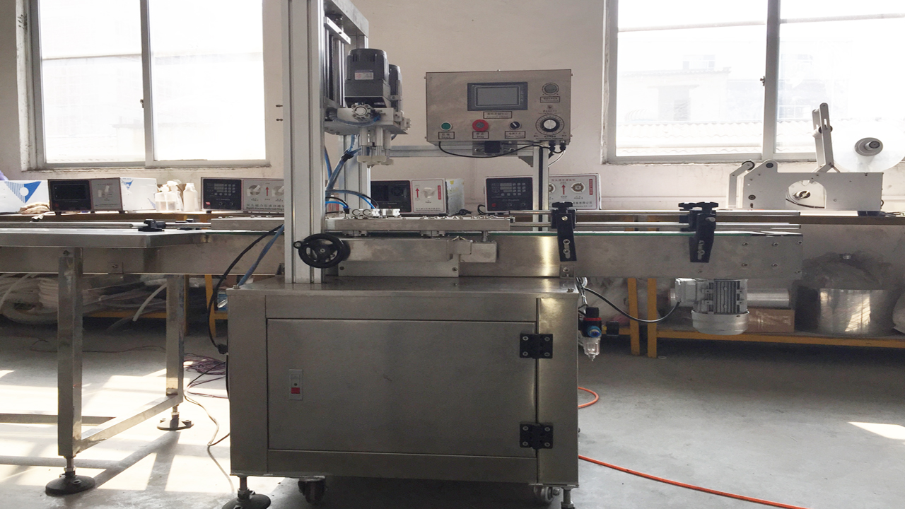 Linear capping machine with bottle sensor clamping system automatic bottle jar container capper equipment custom capping 