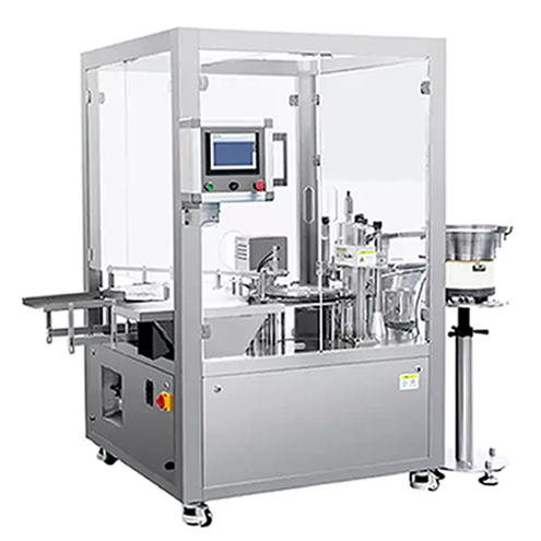 Vials filling and capping machine fully automatic liquid filler stopper inserting capper equipment