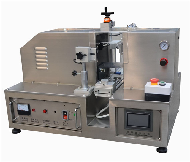 ultrasonic cosmetic pharmaceutical food cream tube sealing machine semi automatic ultrasound sealer equipment with touch screen controlling system