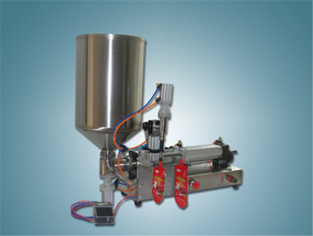 spout bag stand up bag juice liquid filling machine semi automatic with single head one filling nozzle cream filler 