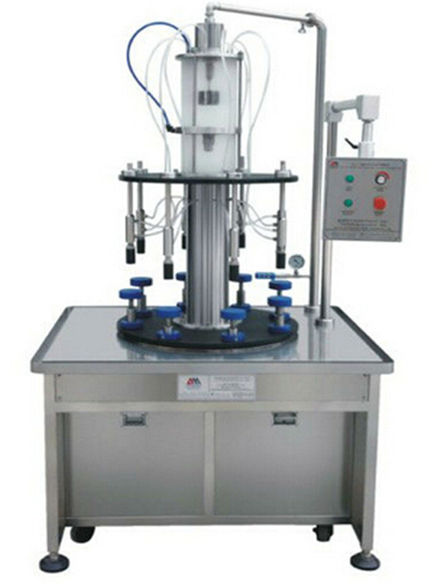 Negative perfume filling machine 8-10 filling heads nozzles rotary perfume filler equipment cosmetic liquid beauty 