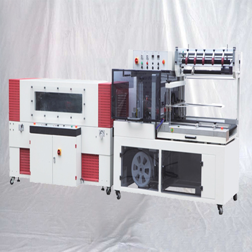 L Bar sealing shrinking machine automatic L-Type sealer shrinking equipment with view window heating tunnel