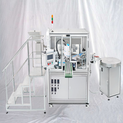 Powder compact press machine fully automatic down pressed cosmetic powder equipment