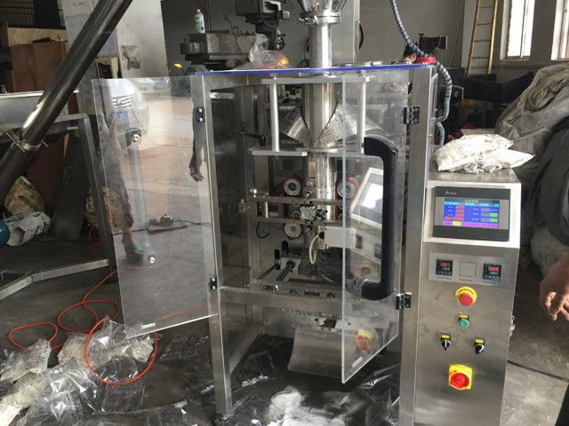 front view of YX-398A powder filling packing machine automat