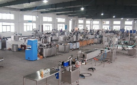 workshop of YX perfume filling plugging capping  machine.jpg