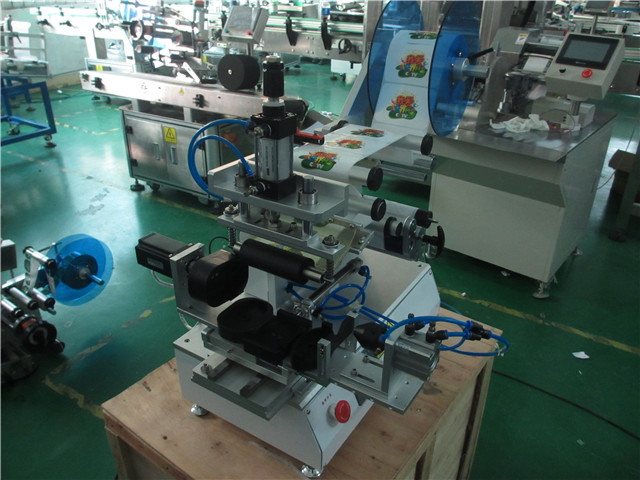 oval bottle rolling custom labelling machine labeller with step motor driving method