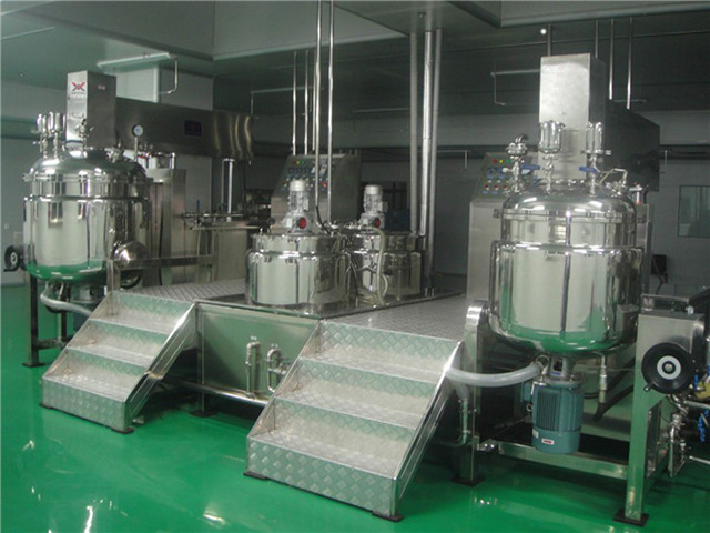 cream vacuum manufacturing machines food honey mayonnaise making machinery vacuum homogenizing emulsifier mixing equipments hydraulic 