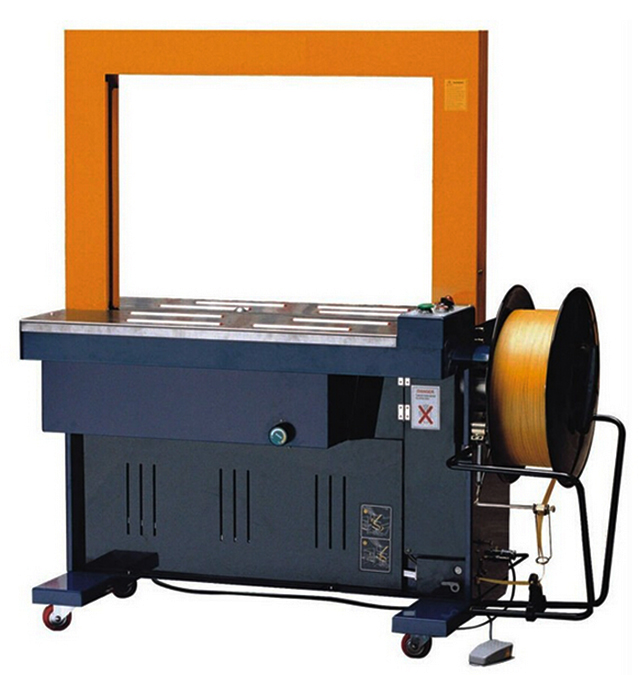 PP straps strapping machine tabletop strapper equipment belt banding machinery for boxes sealing